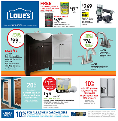 Lowe's Weekly Ad Circular